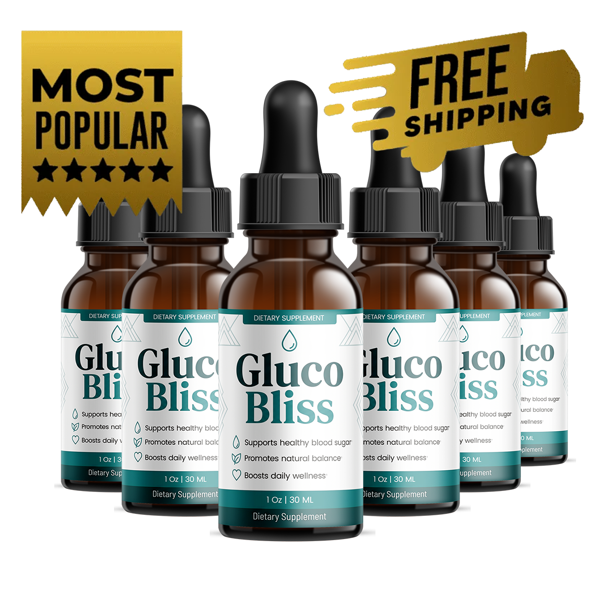 GlucoBliss six bottle supply